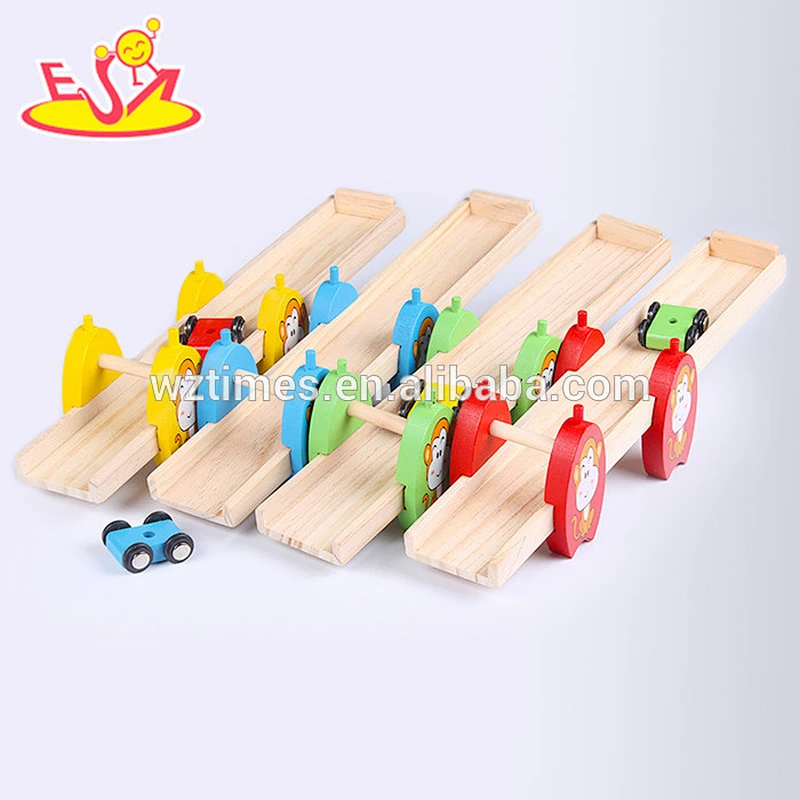 2018 großhandel baby hölzerne kleine schienenwagen top mode kinder hölzerne kleine eisenbahn beliebte kind hölzerne kleine eisenbahn W04E042
