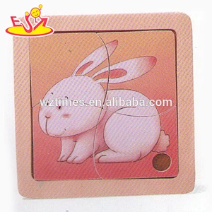 wholesale educational kids wooden cow puzzle fashion children wooden cow puzzle W14C165