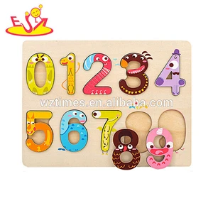 Intelligentes hölzernes Alphabetpuzzlespielspielzeug helfen den Kindern, die Englisch W14B090 lernen