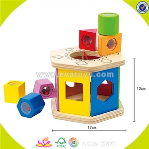 wholesale educational baby wooden blocks toy new design kids wooden blocks toy for preschooler W12D019
