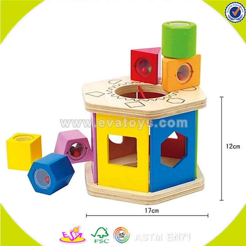 wholesale educational baby wooden blocks toy new design kids wooden blocks toy for preschooler W12D019