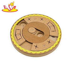 Best design interactive wooden dog treat puzzles for wholesale W06F113