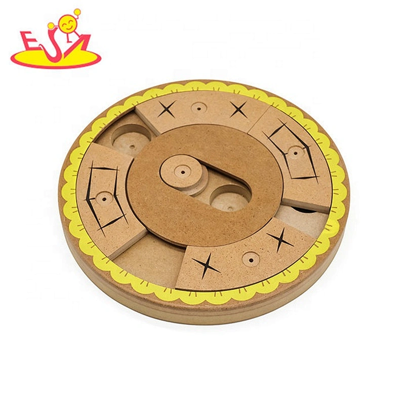 Best design interactive wooden dog treat puzzles for wholesale W06F113