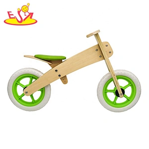 New arrival eco-friendly toddlers wooden bike without pedals W16C285