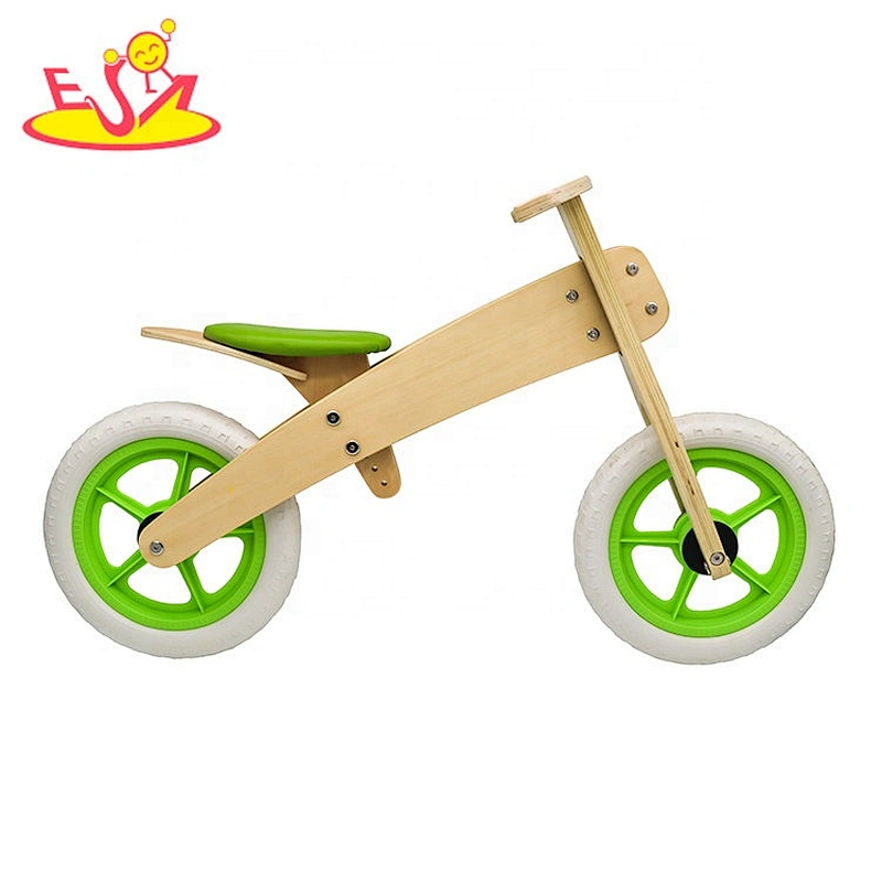 New arrival eco-friendly toddlers wooden bike without pedals W16C285
