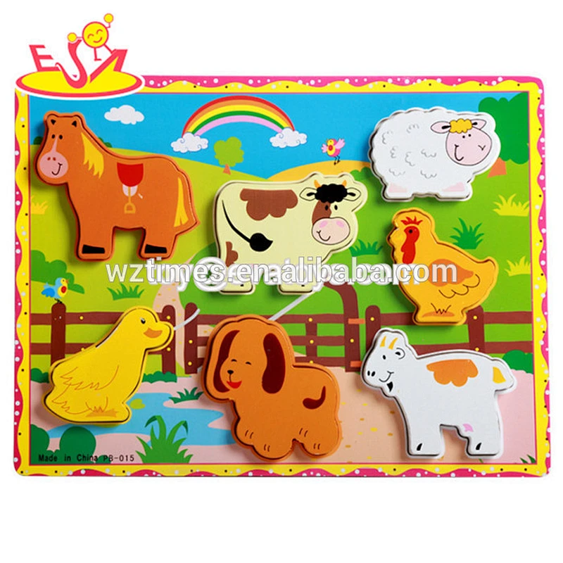 Wholesale teaching aid 3d jigsaw puzzles beautiful kids toy W14A199