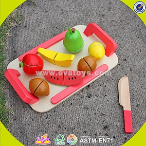 wholesale baby wooden play food set fashion kids wooden play food set popular children wooden play food set W10B111