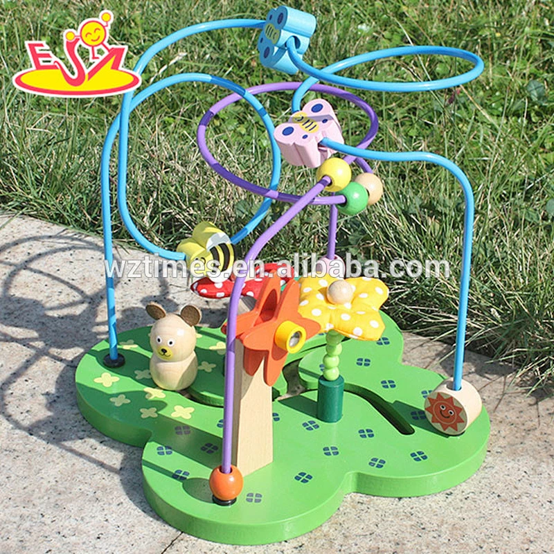 wholesale new fashion kids' wooden beads toys for sale W11B080