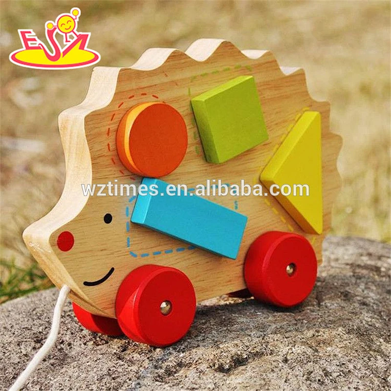 wholesale children animal toys wooden magnetic blocks top fashion kids wooden magnetic blocks W05B133