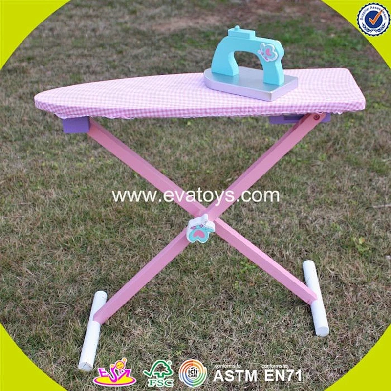2018 New products children pretend play wooden toy ironing board W10D151