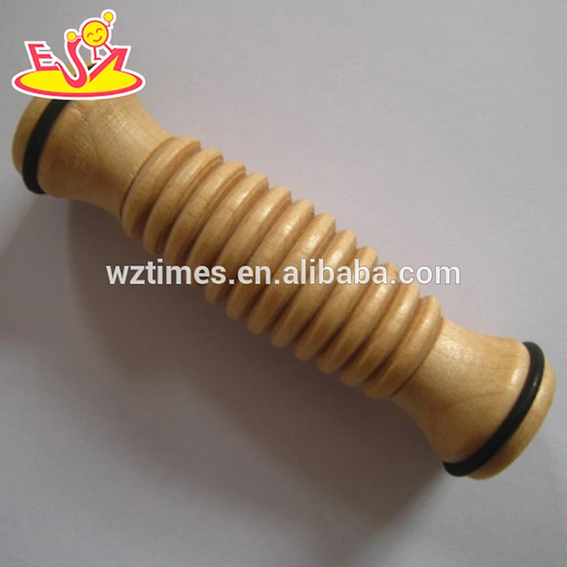 Wholesale unique cheap wooden massage roller stick for body sore relief W02A102
