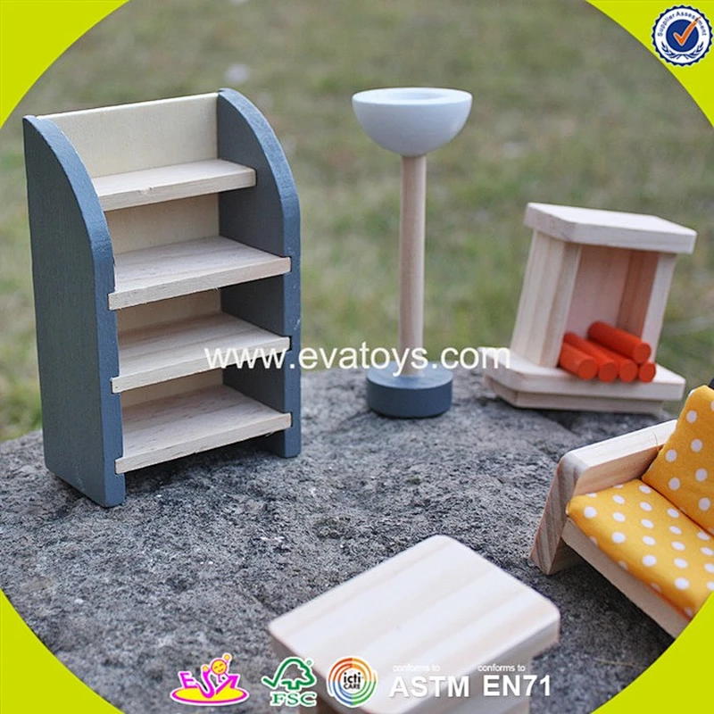 Großhandel Kinder Möbel Spielzeug Holz Miniatur Puppenhaus Möbel W06B055