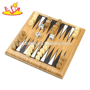 Wholesale creative develop the brain wooden checkers game for children as gift W11A069