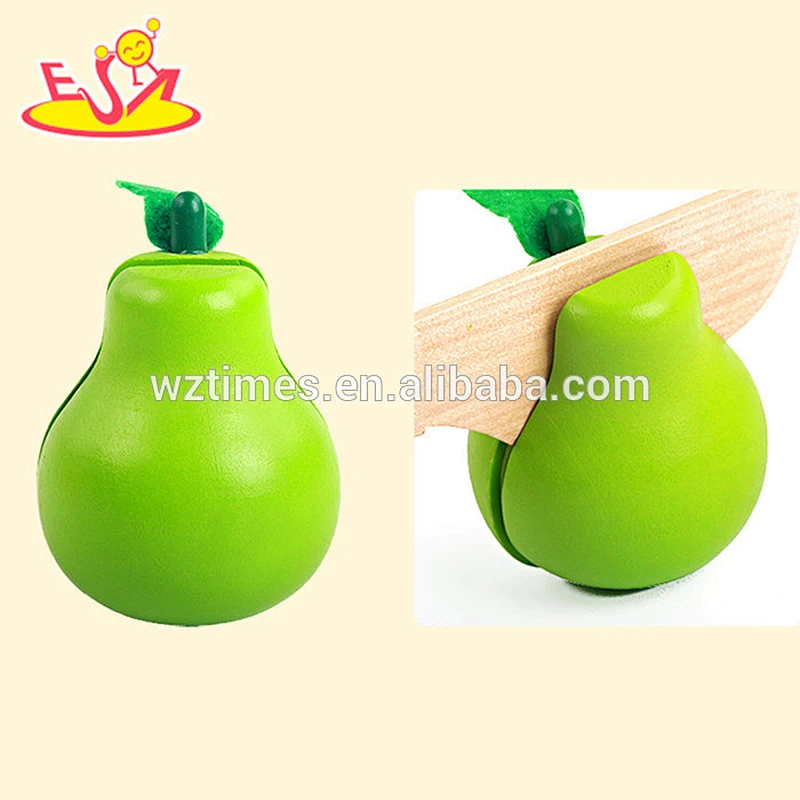 2018 Großhandel Baby Holz Obst Set Spielzeug Top Mode Kinder Holz Obst Set Spielzeug beliebten Holz Obst Set Spielzeug W10B164