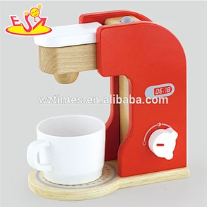 Wholesale high quality role play kitchen toy wooden mini cooker toy for baby W10D110