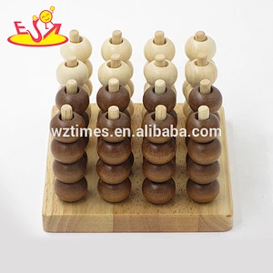 2018 Neues Design Holzstapelblöcke Spielzeug Mini Holzstapelblöcke Spielzeug Kind Holzstapelblöcke Spielzeug W13D115