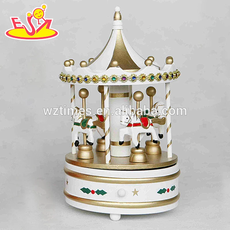 wholesale baby wooden mini music box christmas kids wooden mini music box W07B010B
