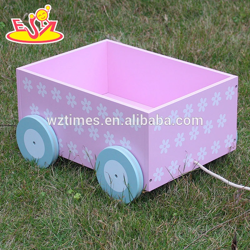 wholesale children wooden toy storage box with high quality W08C134