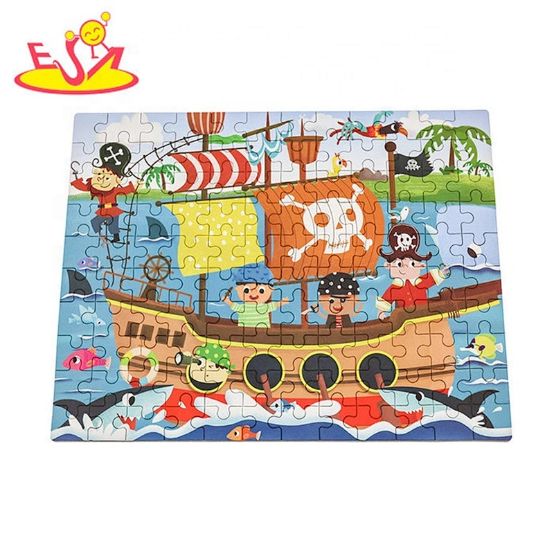 2019 Mosaic design kids wooden jigsaw puzzle games for wholesale W14N007