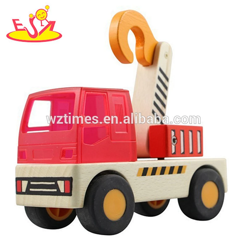 wholesale funny new wooden baby road roller car toy best gift for children wooden road roller car toy W04A063