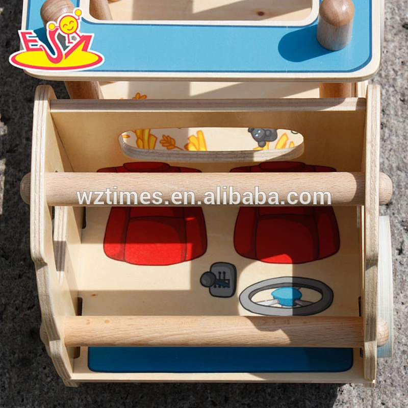 wholesale most popular wooden kids car games high quality wooden kids car games W04A256