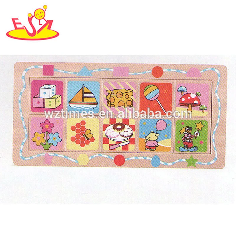 wholesale funny puzzle wooden toys kids educational puzzle wooden toys kids W14C210