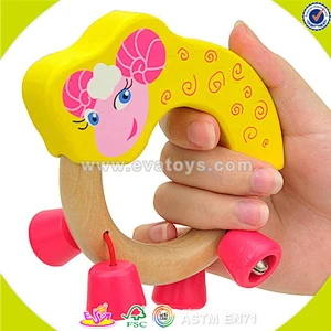 wholesale fashion kids wooden bells children wooden bells W07I120