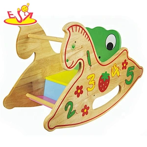 Most popular funny wooden rocking horse for toddler W16D085