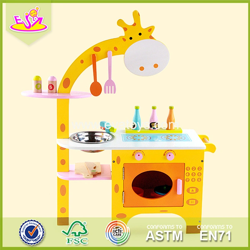 2018 New design wooden mini kitchen toy children wooden mini kitchen toy baby wooden mini kitchen toy W10C234