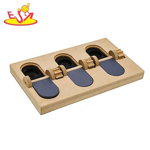 Free sample interactive wooden dog puzzle games for wholesale W06F106