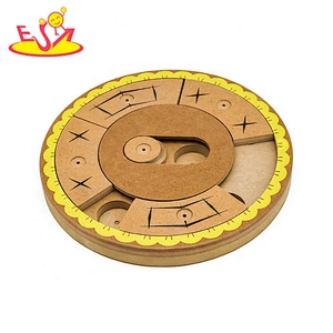 Best design interactive wooden dog treat puzzles for wholesale W06F113