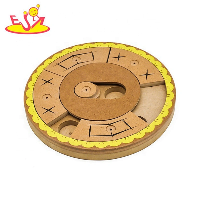 Best design interactive wooden dog treat puzzles for wholesale W06F113