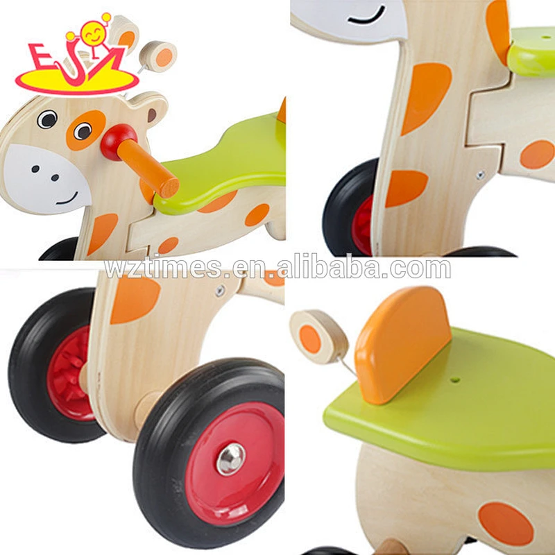 wholesale hottest wooden kid tricycle new fashion wooden kid tricycle for sale W16A024