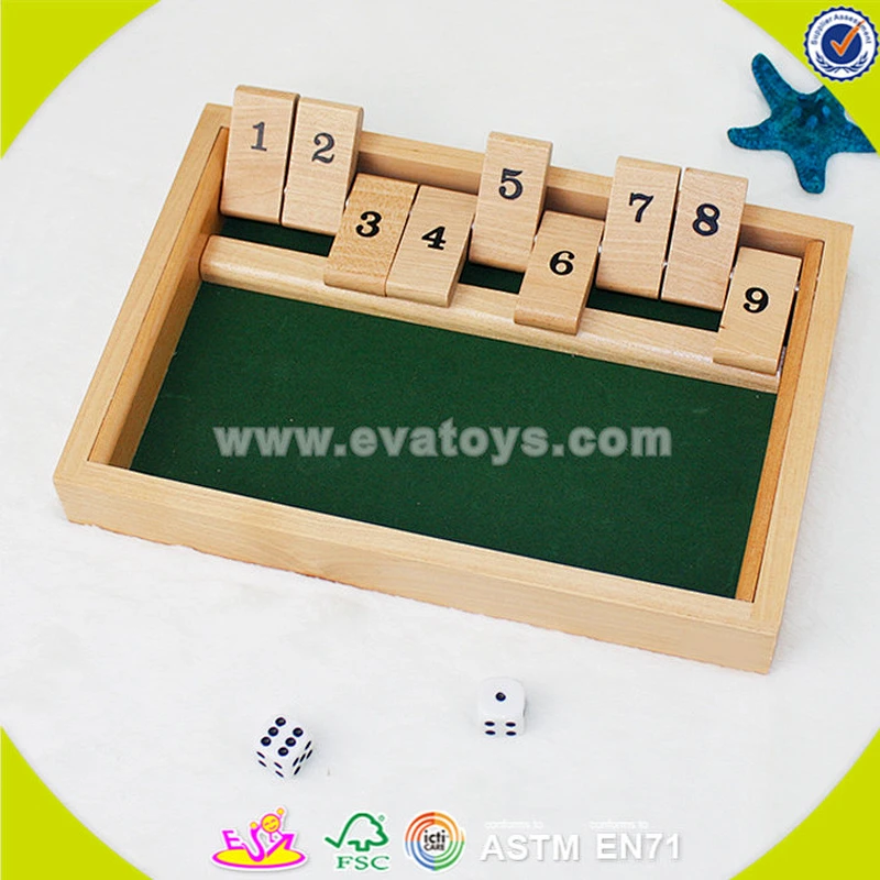wholesale cheap Wooden Shut The Box top fashion Wooden Shut The Box W01A083