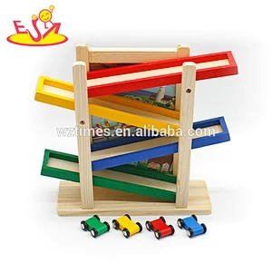 wholesale creative customized wooden speed car and drawing board toy for children W04E058
