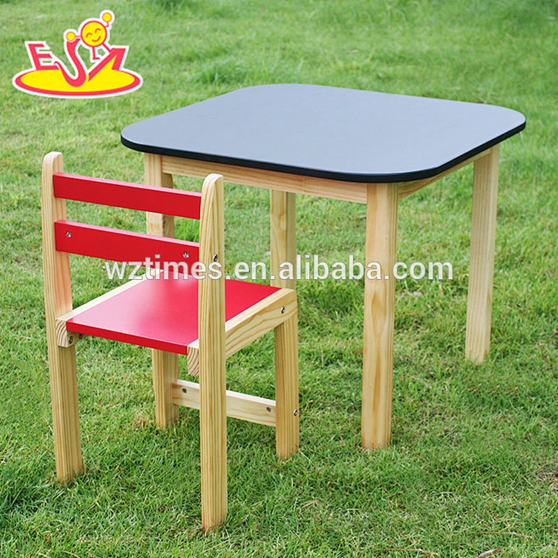 2018 New design wooden kids desk and chair high quality wooden kids desk and chair best wooden kids desk and chair W08G180