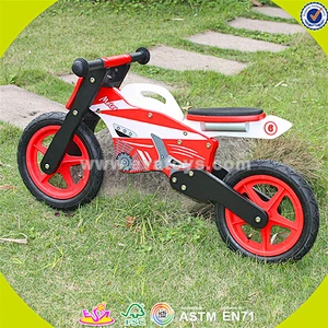 Wholesale cool wooden balance bike promotion gift wooden balance bike high quality children wooden balance bike toy W16C013