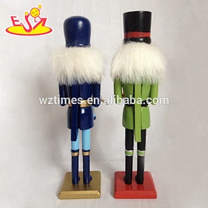 wholesale most popular wooden kids nutcracker toy for funny W02A075