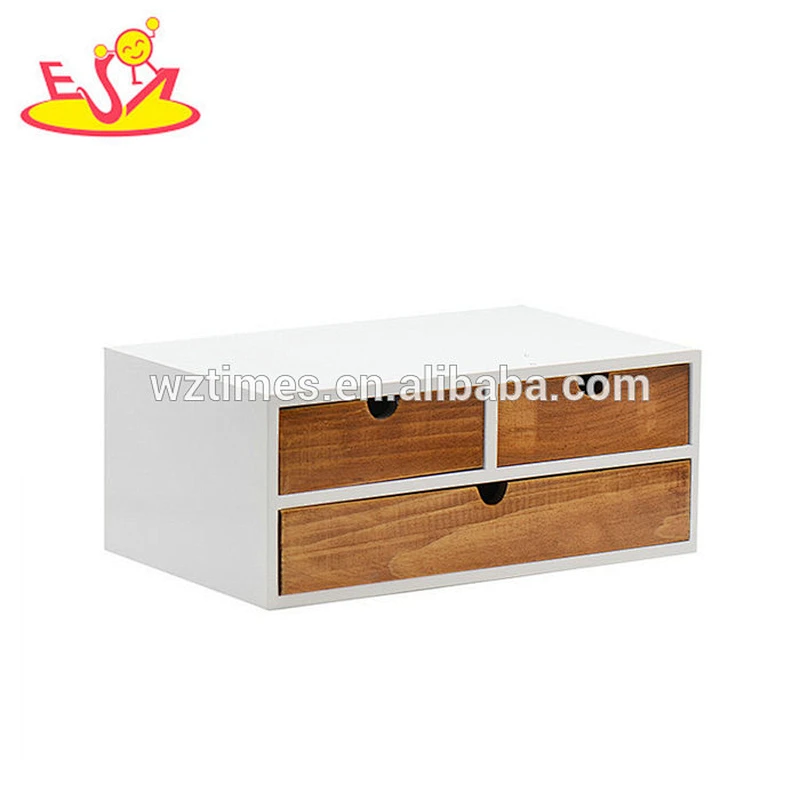 Wholesale delicate bedside drawers wooden storage drawers used for storing items W08C253