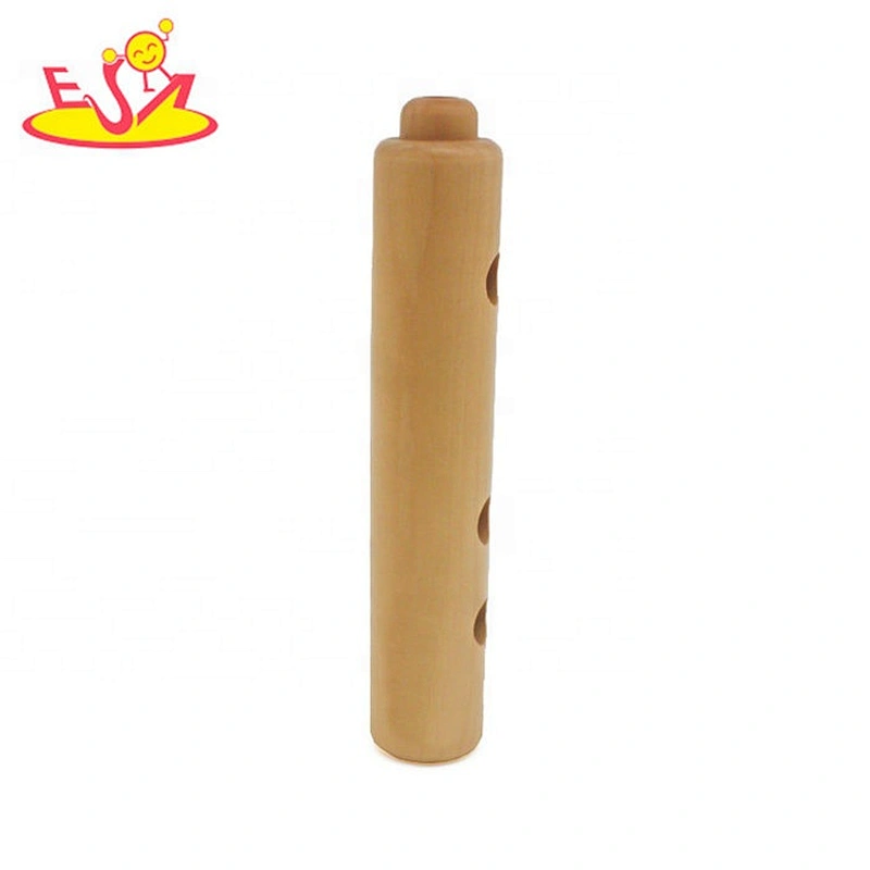 Wholesale educational wooden kids toy flute for preschoolers W07D015