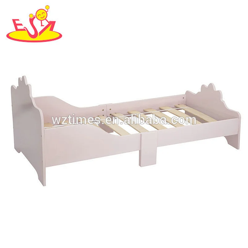 New hottest girls pink princess bed frame in wood W08A088