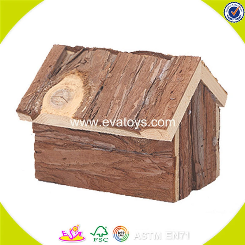 New design wooden mini pet house lovely wooden mini pet house W06F020
