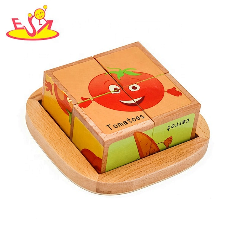 Top sale educational wooden puzzle toys for toddlers W14F061