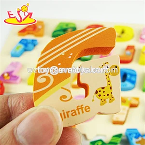 Pädagogische Zahl, die hölzerne Puzzlespielwaren für Baby W14B066 lernt