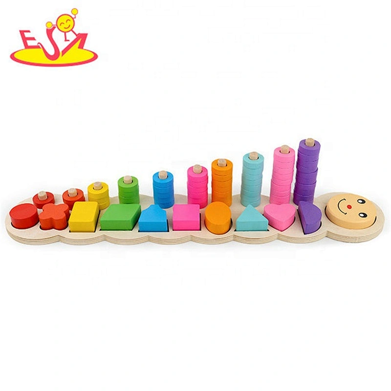Best sale prschool learning wooden counting toys for 3 year olds W12E033