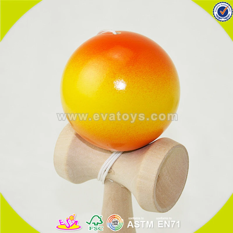 wholesale high quality wooden kendama children game cheap wooden kendama children game W01A078