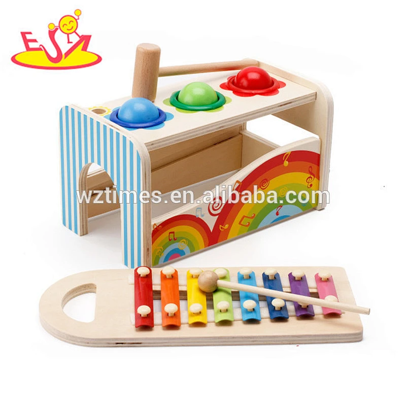 2018 Wholesale wooden pull toy baby wooden pull toy children wooden pull toy W05C080