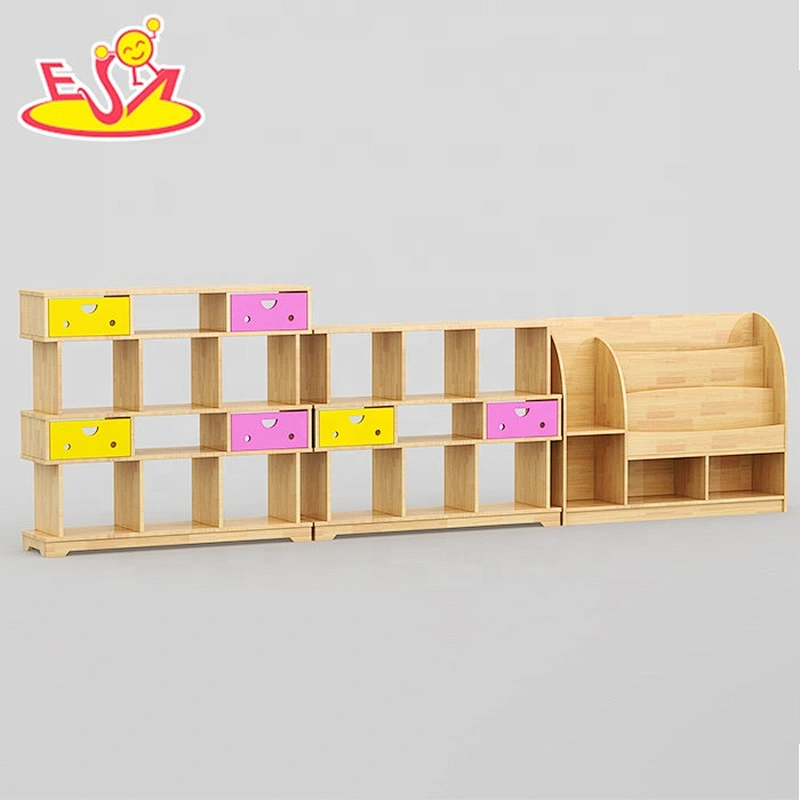 Most popular wooden kids storage units with low price W08C176
