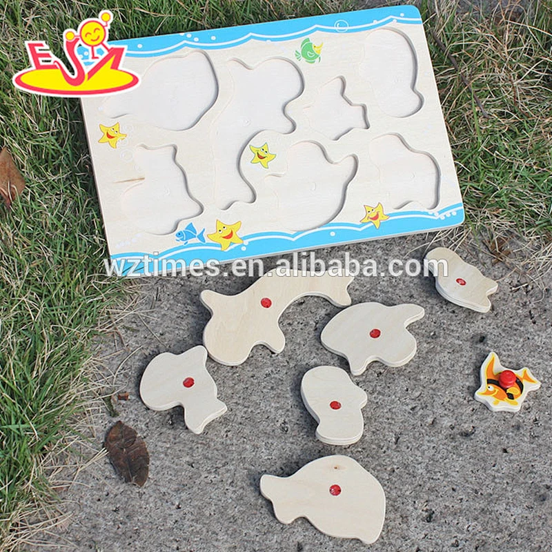 New fashion kids wooden 3d puzzle cheap children wooden 3d puzzle for education W14M085
