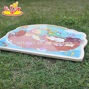 high quality kids wooden custom jigsaw puzzles for wholesale W14C243